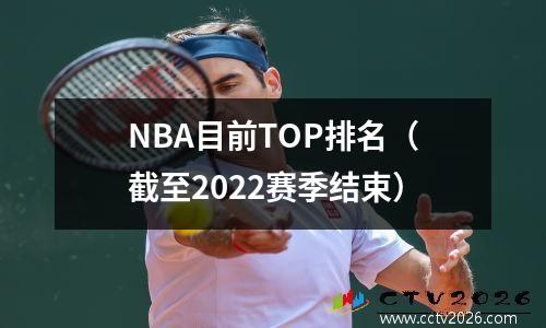NBA目前TOP排名（截至2022赛季结束）