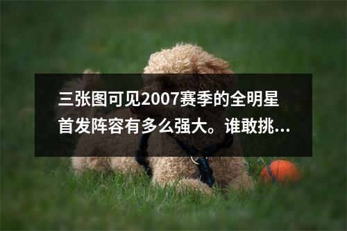 三张图可见2007赛季的全明星首发阵容有多么强大。谁敢挑战？