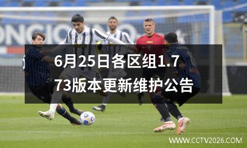 6月25日各区组1.773版本更新维护公告