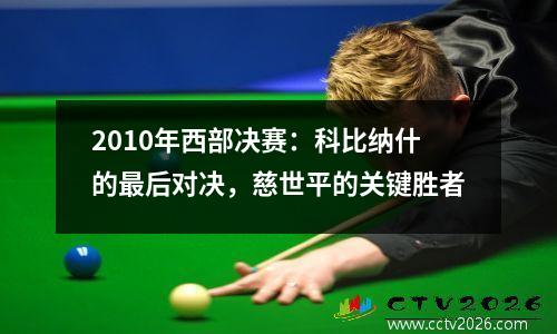 2010年西部决赛：科比纳什的最后对决，慈世平的关键胜者