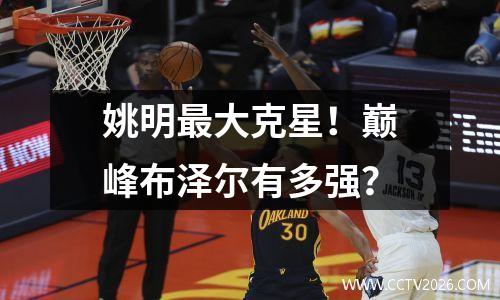 姚明最大克星！巅峰布泽尔有多强？