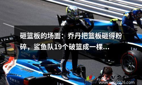 砸篮板的场面：乔丹把篮板砸得粉碎，鲨鱼队19个破篮成一棵树。