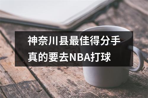 神奈川县最佳得分手真的要去NBA打球
