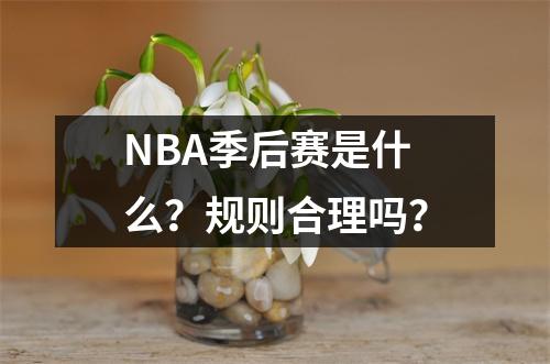 NBA季后赛是什么？规则合理吗？