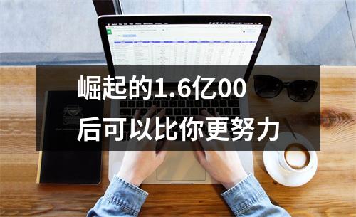 崛起的1.6亿00后可以比你更努力