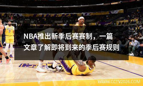 NBA推出新季后赛赛制，一篇文章了解即将到来的季后赛规则