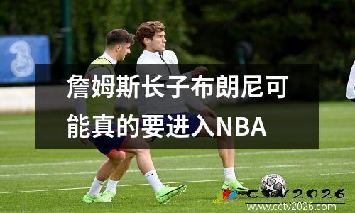 詹姆斯长子布朗尼可能真的要进入NBA