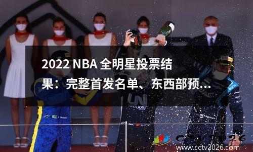 2022 NBA 全明星投票结果：完整首发名单、东西部预备队