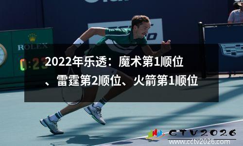 2022年乐透：魔术第1顺位、雷霆第2顺位、火箭第1顺位