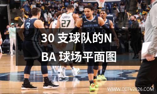 30 支球队的NBA 球场平面图