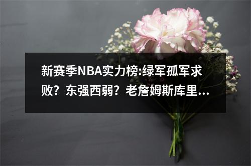 新赛季NBA实力榜:绿军孤军求败？东强西弱？老詹姆斯库里出局了？