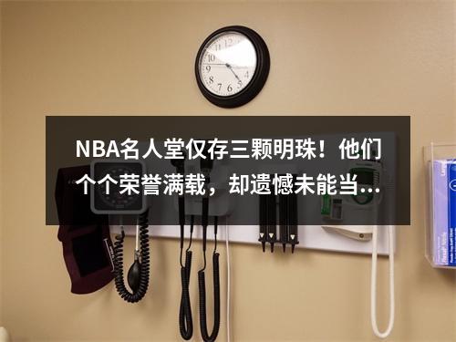 NBA名人堂仅存三颗明珠！他们个个荣誉满载，却遗憾未能当选。