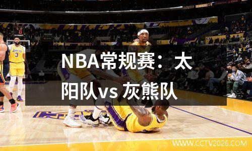 NBA常规赛：太阳队vs 灰熊队