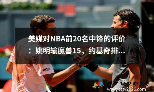 美媒对NBA前20名中锋的评价：姚明输魔兽15，约基奇排名第8，奥尼尔仅排名第4