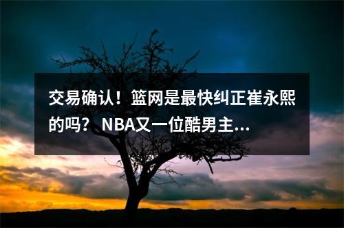 交易确认！篮网是最快纠正崔永熙的吗？ NBA又一位酷男主角