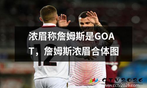 浓眉称詹姆斯是GOAT，詹姆斯浓眉合体图