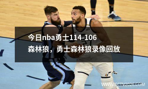 今日nba勇士114-106森林狼，勇士森林狼录像回放