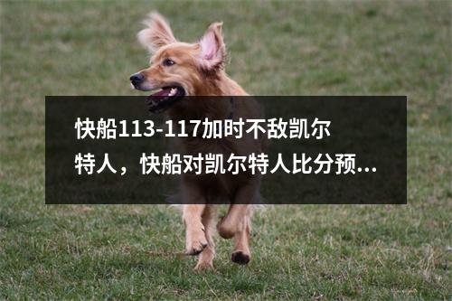 快船113-117加时不敌凯尔特人，快船对凯尔特人比分预测