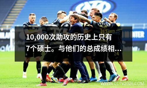 10,000次助攻的历史上只有7个硕士。与他们的总成绩相比，我们发现詹姆斯有多强