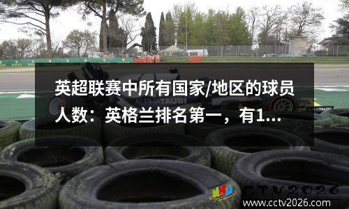 英超联赛中所有国家/地区的球员人数：英格兰排名第一，有196人，巴西31人坐着；葡萄牙27人
