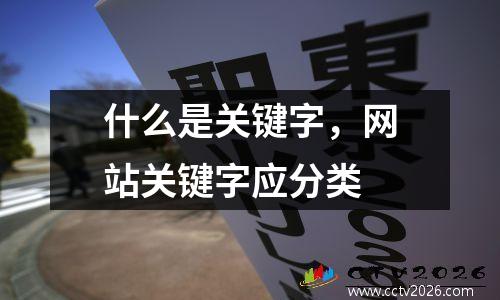 什么是关键字，网站关键字应分类