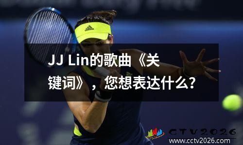 JJ Lin的歌曲《关键词》，您想表达什么？