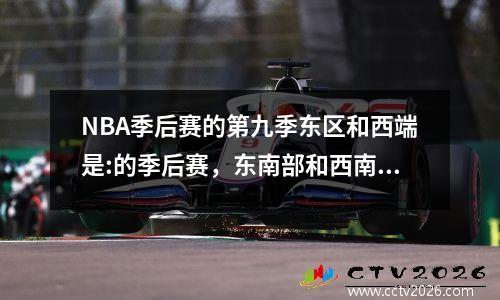 NBA季后赛的第九季东区和西端是:的季后赛，东南部和西南部之间的最后一场战斗即将爆发。谁是黑色八人？