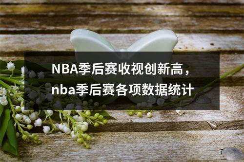 NBA季后赛收视创新高，nba季后赛各项数据统计