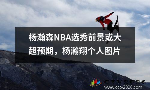 杨瀚森NBA选秀前景或大超预期，杨瀚翔个人图片