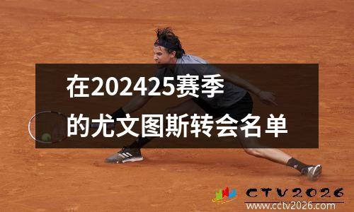 在202425赛季的尤文图斯转会名单