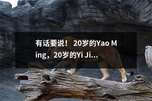 有话要说！ 20岁的Yao Ming，20岁的Yi Jianlian和20岁的Yang Hansen，谁具有更强的才能？