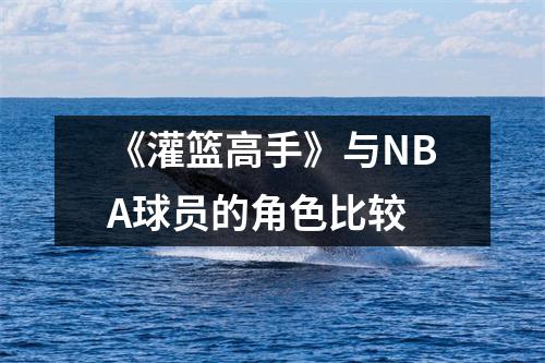 《灌篮高手》与NBA球员的角色比较