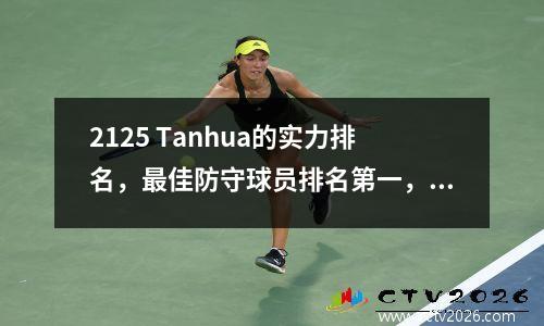 2125 Tanhua的实力排名，最佳防守球员排名第一，火箭射手排名最后
