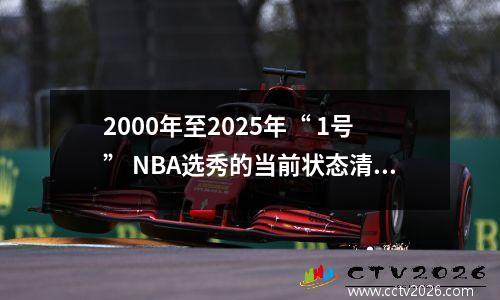 2000年至2025年“ 1号” NBA选秀的当前状态清单