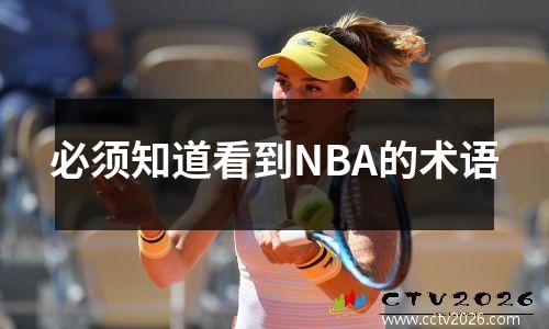 必须知道看到NBA的术语