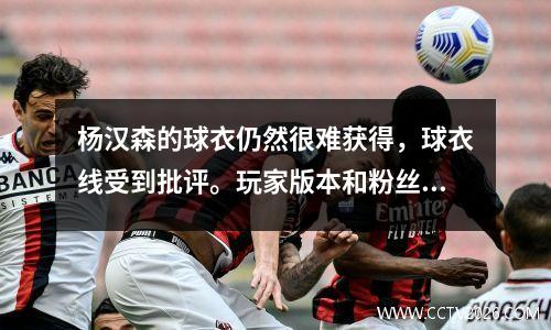 杨汉森的球衣仍然很难获得，球衣线受到批评。玩家版本和粉丝版本有什么区别？