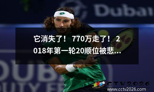 它消失了！ 770万走了！ 2018年第一轮20顺位被悲惨地解开