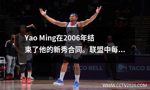 Yao Ming在2006年结束了他的新秀合同。联盟中每个团队的报价是什么？