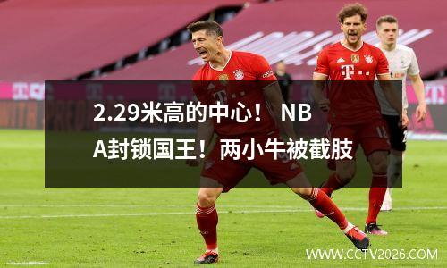 2.29米高的中心！ NBA封锁国王！两小牛被截肢