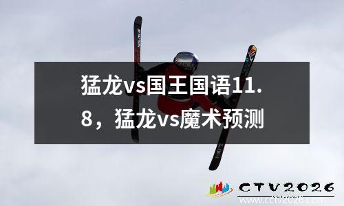 猛龙vs国王国语11.8，猛龙vs魔术预测