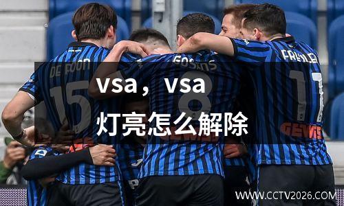 vsa，vsa灯亮怎么解除