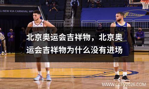 北京奥运会吉祥物，北京奥运会吉祥物为什么没有进场