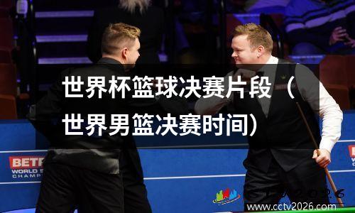 世界杯篮球决赛片段（世界男篮决赛时间）
