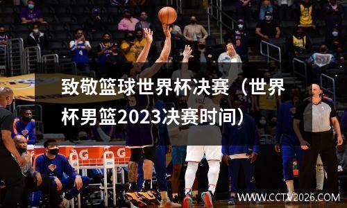 致敬篮球世界杯决赛（世界杯男篮2023决赛时间）