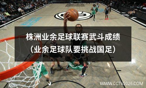 株洲业余足球联赛武斗成绩（业余足球队要挑战国足）