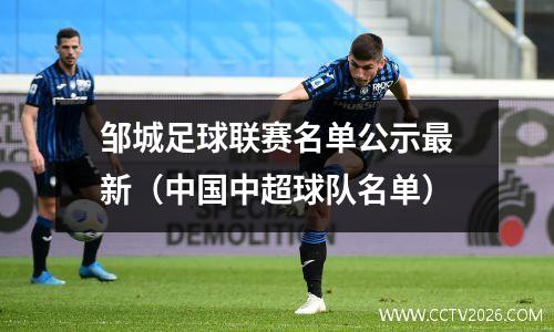 邹城足球联赛名单公示最新（中国中超球队名单）