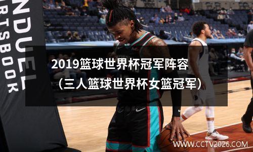 2019篮球世界杯冠军阵容（三人篮球世界杯女篮冠军）