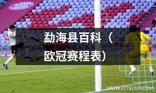勐海县百科（欧冠赛程表）