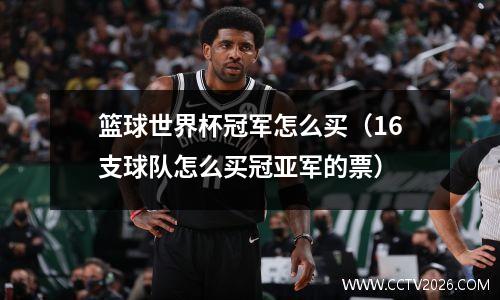 篮球世界杯冠军怎么买（16支球队怎么买冠亚军的票）
