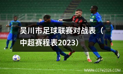 吴川市足球联赛对战表（中超赛程表2023）